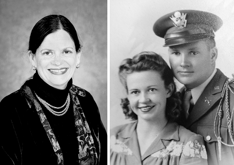 Susan McClary (left) and her parents, Dan and Toccoa McClary (right).